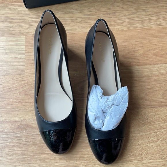 cole haan dawna cap toe pumps